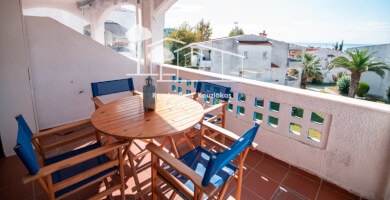 Beautiful maisonette in complex first on the sea in Siviri Halkidiki