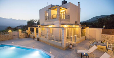 Luxury Villa with Sea View in Georgoupoli, Chania