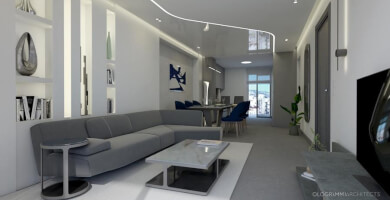 Σύγχρονο οροφοδιαμέρισμα Φωτογραφία 