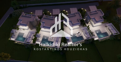 For sale is a 4-bedroom villa under construction with a swimming pool and sea view. Photo 