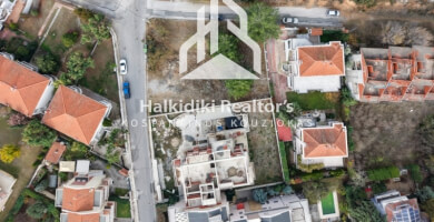 Corner plot 1001 sq.m. in the area Law 751 of Panorama Thessaloniki. Photo 