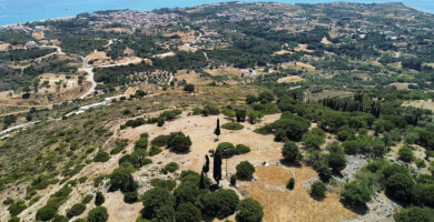 Οικόπεδο με Εκπληκτική Θέα στην Παλιά Σκάλα. Φωτογραφία 
