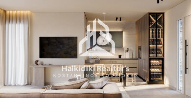 For sale is a 4-bedroom villa under construction with a swimming pool and sea view. Photo 