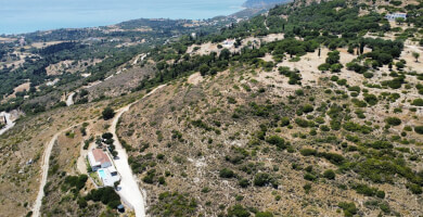 Οικόπεδο με Εκπληκτική Θέα στην Παλιά Σκάλα. Φωτογραφία 