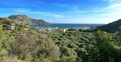 Οικόπεδο με θέα θάλασσα στον Πλακιά